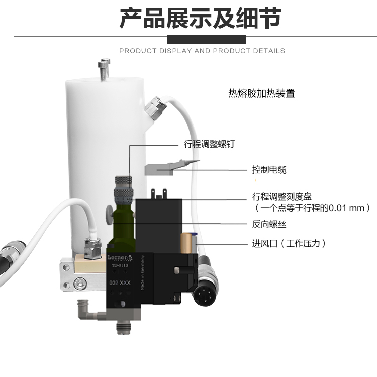 熱熔膠噴射閥 噴射閥結構