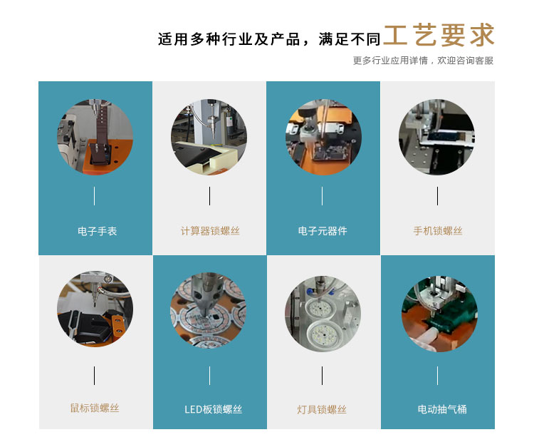 螺絲機應用行業 螺絲機應用行業